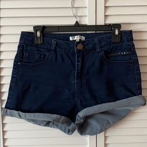 Dark Blue Nordstrom Jegging Shorts Size 11
